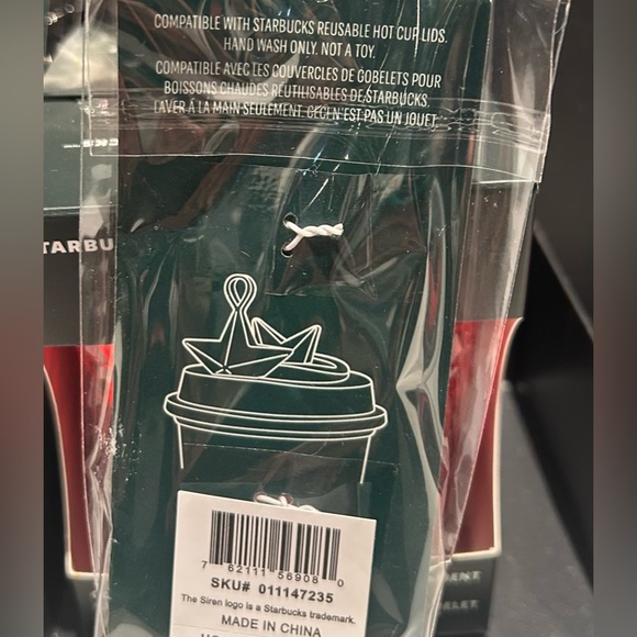 Starbucks Pink Glitter Star Keychain FOB Hot Cup Tumbler Lid Stopper New 2023 - Picture 8 of 12